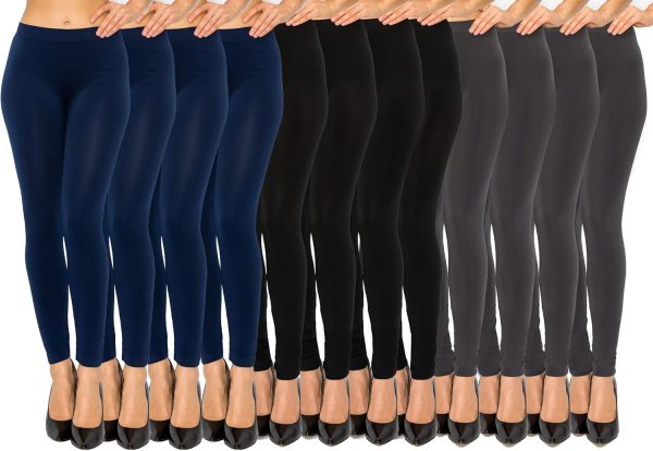 EAG 12-Pack High-Waist Ladies Yoga Pants, Tights, Leggings