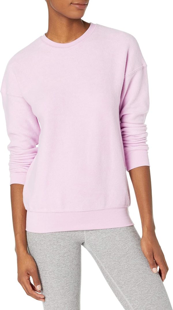 Bella Canvas Women's Sueded Crew Sweatshirt